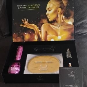 Paeodrie Radiant Renewal Skincare Set - Gold & Pink